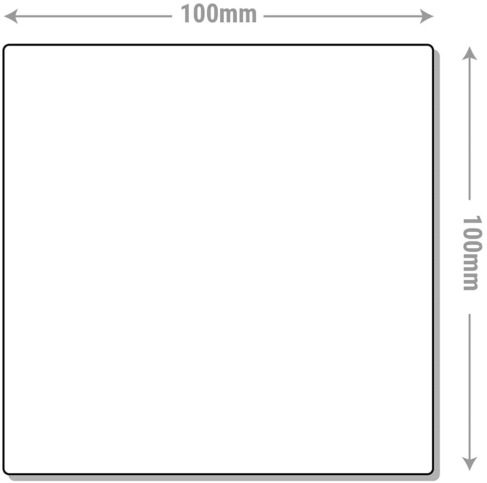 vsafety 13011 AF-S Fire attrezzature cartello, Fire allarme Logo, Autoadesivo, quadrato, 100 mm x 100 mm, colore: rosso - 3