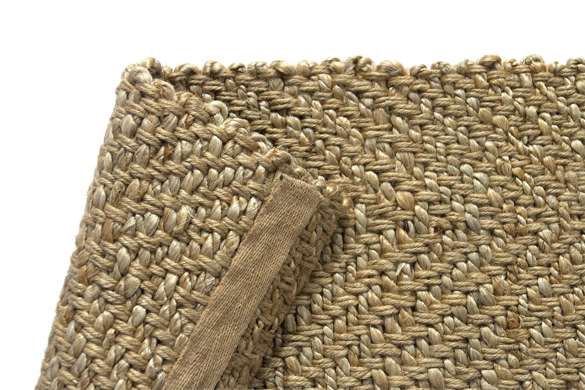 Hamid - ALCÁZAR NATUREL 300x300cm - Tapis de Jute carré décoratif, pour salon, salle à manger, chambre, hall d'entrée - 6