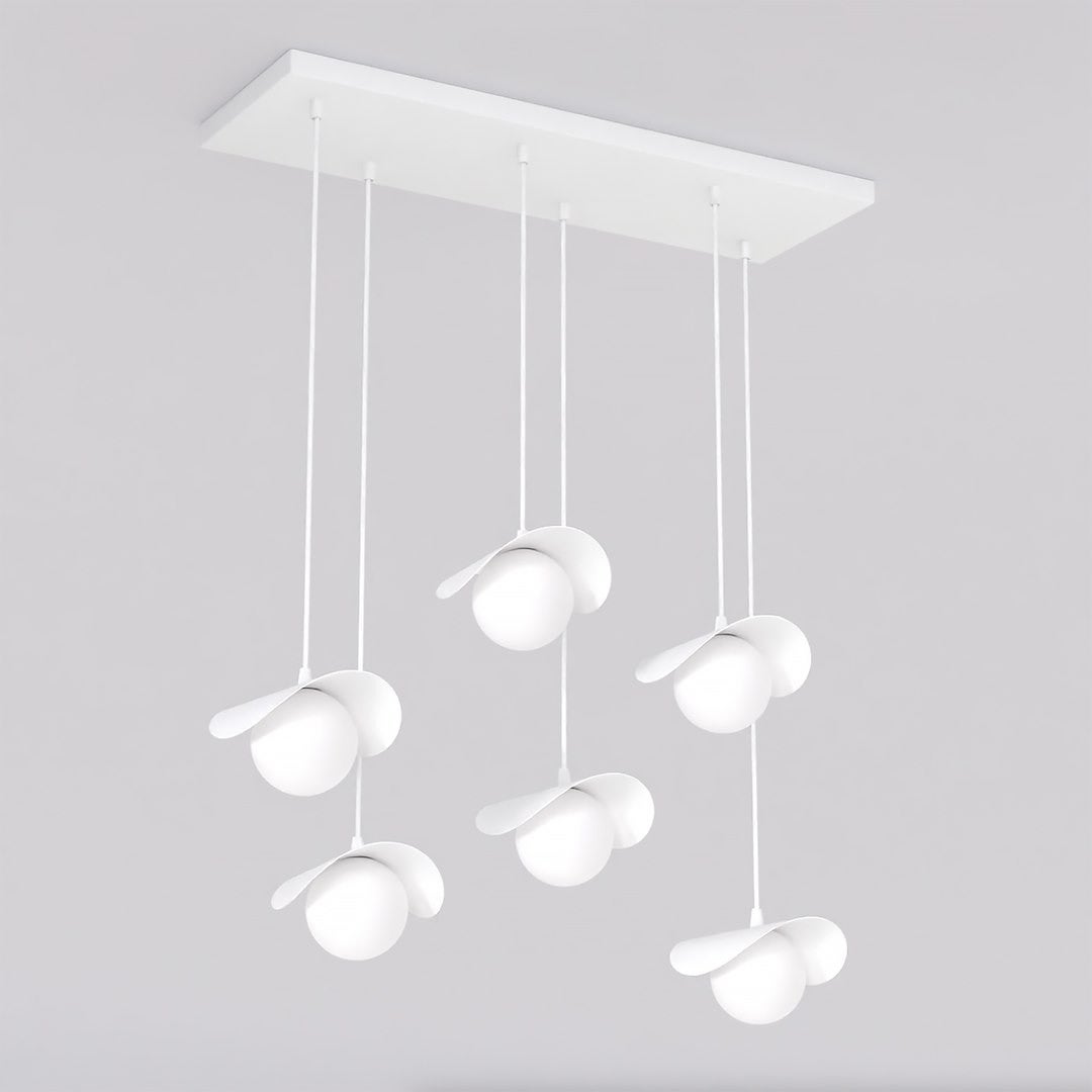Lampa wisząca RITUAL biała 6xG9x15W metal wym:120x75x32cm IP20 Emibig