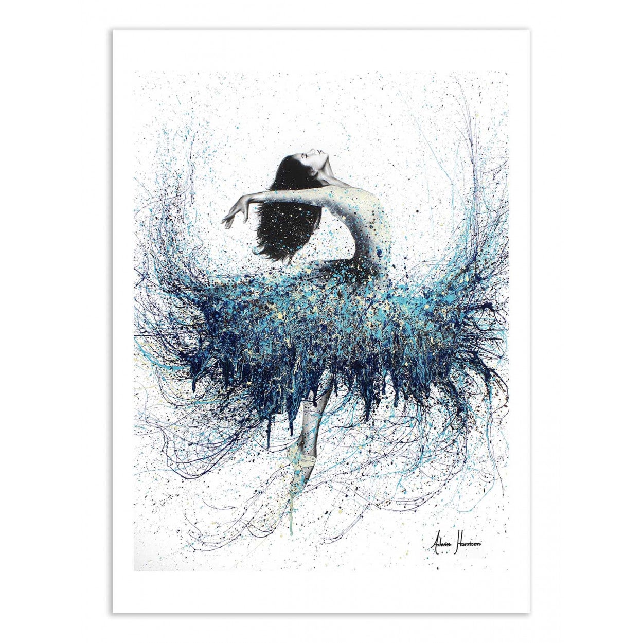 Art-poster - opals and waves - ashvin harrison - 30 x 40 cm