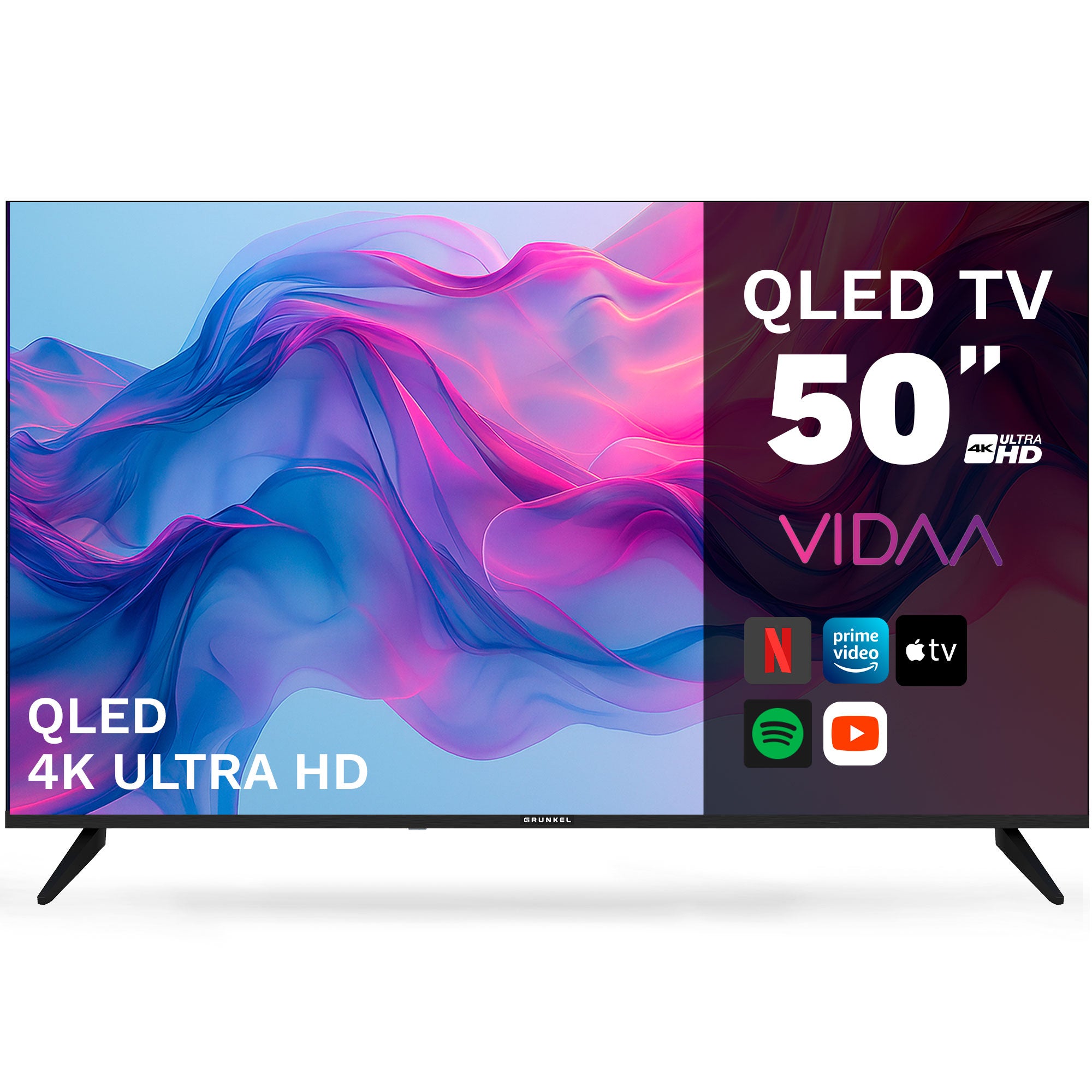 TV Grunkel QLED QLED-5026VD 50" 4K UltraHD Smart TV VIDAA USB-PVR - Imagen 2