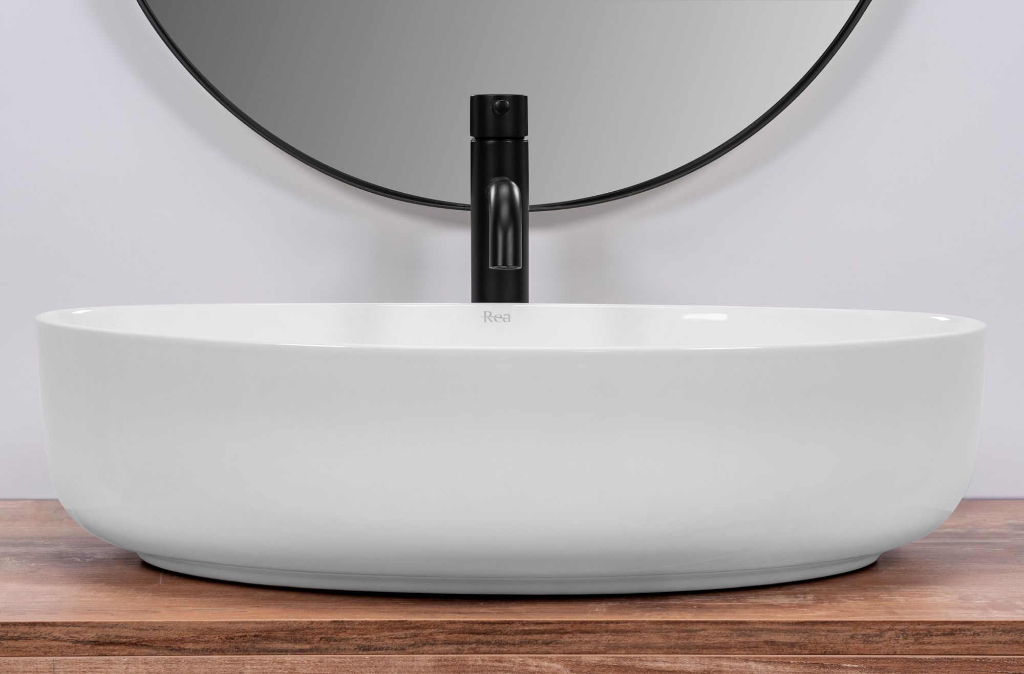 Umywalka Nablatowa Rea Queen Biały 55 X 41,5 - 6