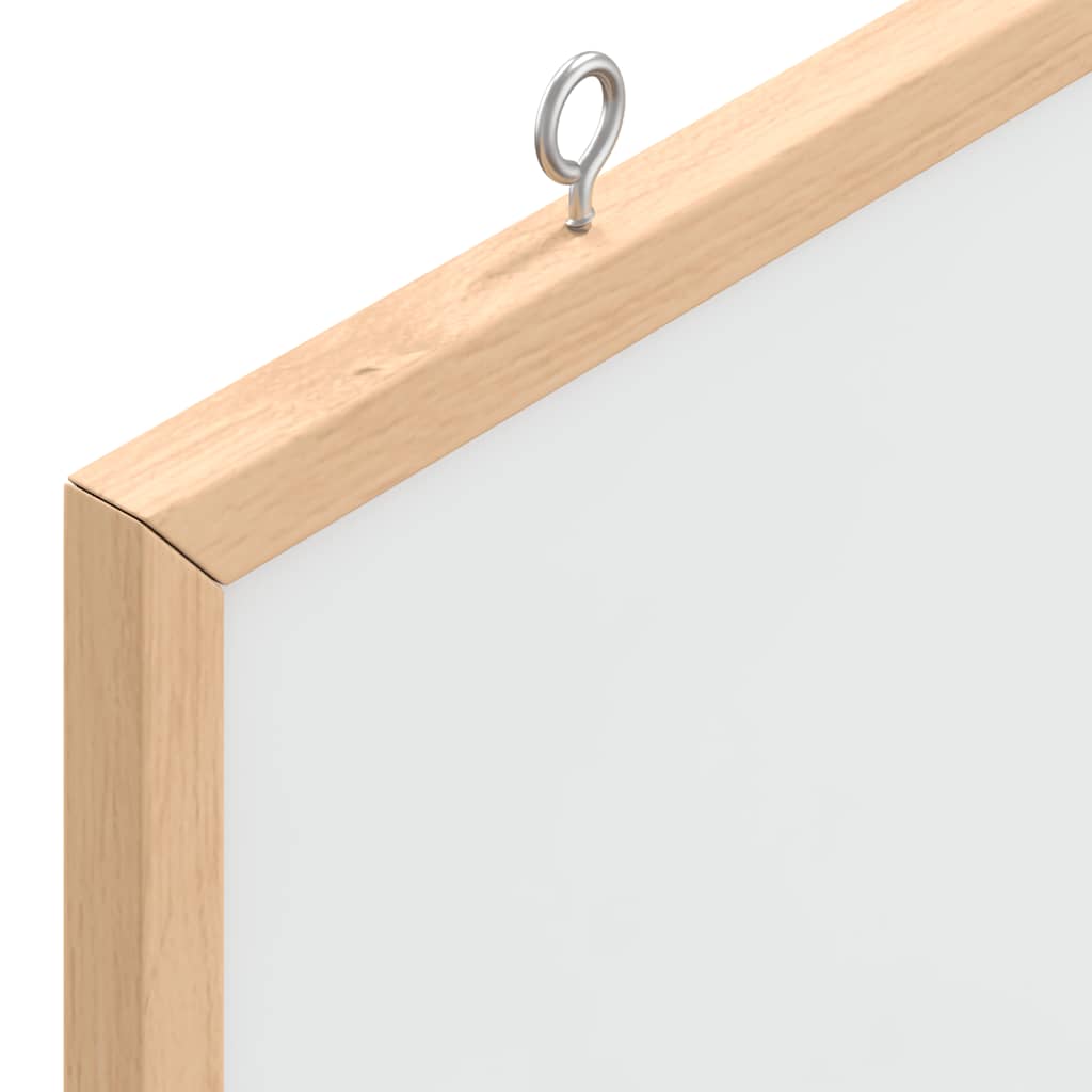 Tableau blanc magnétique avec cadre bois de pin massif 40x30 cm - 4