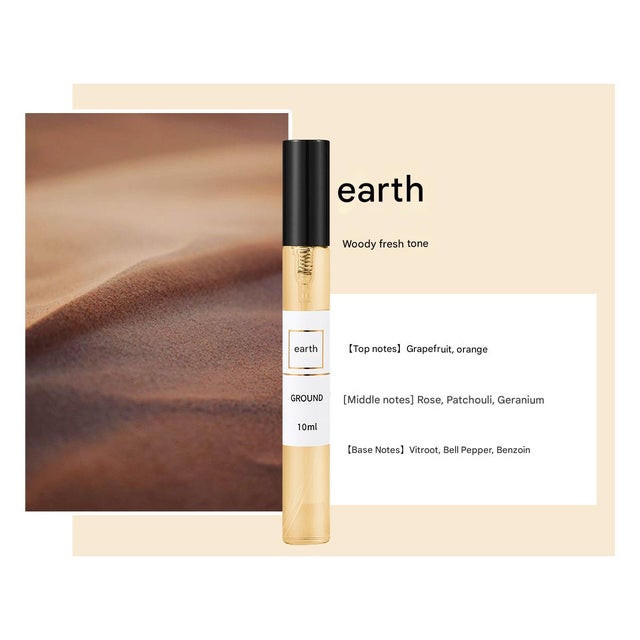 5 flacons, 10 ml, parfum floral, parfum longue durée, parfum floral doux, parfum, fraîcheur quotidienne, parfum léger (Terre/06)