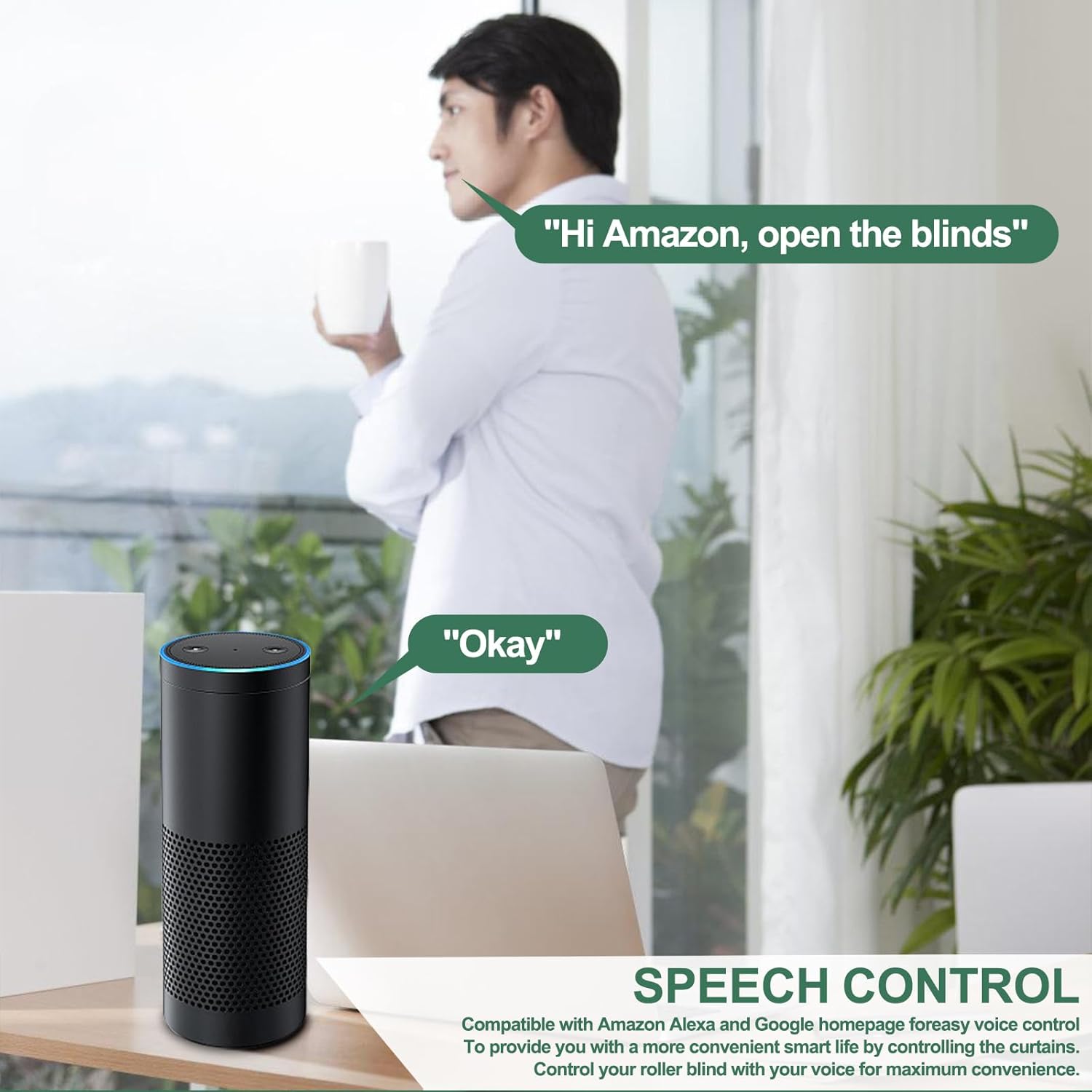 Lot de 4 Modules Interrupteur Intelligent, Compatible Alexa et Google Assistant, Automatisation Maison Sans Hub - 4