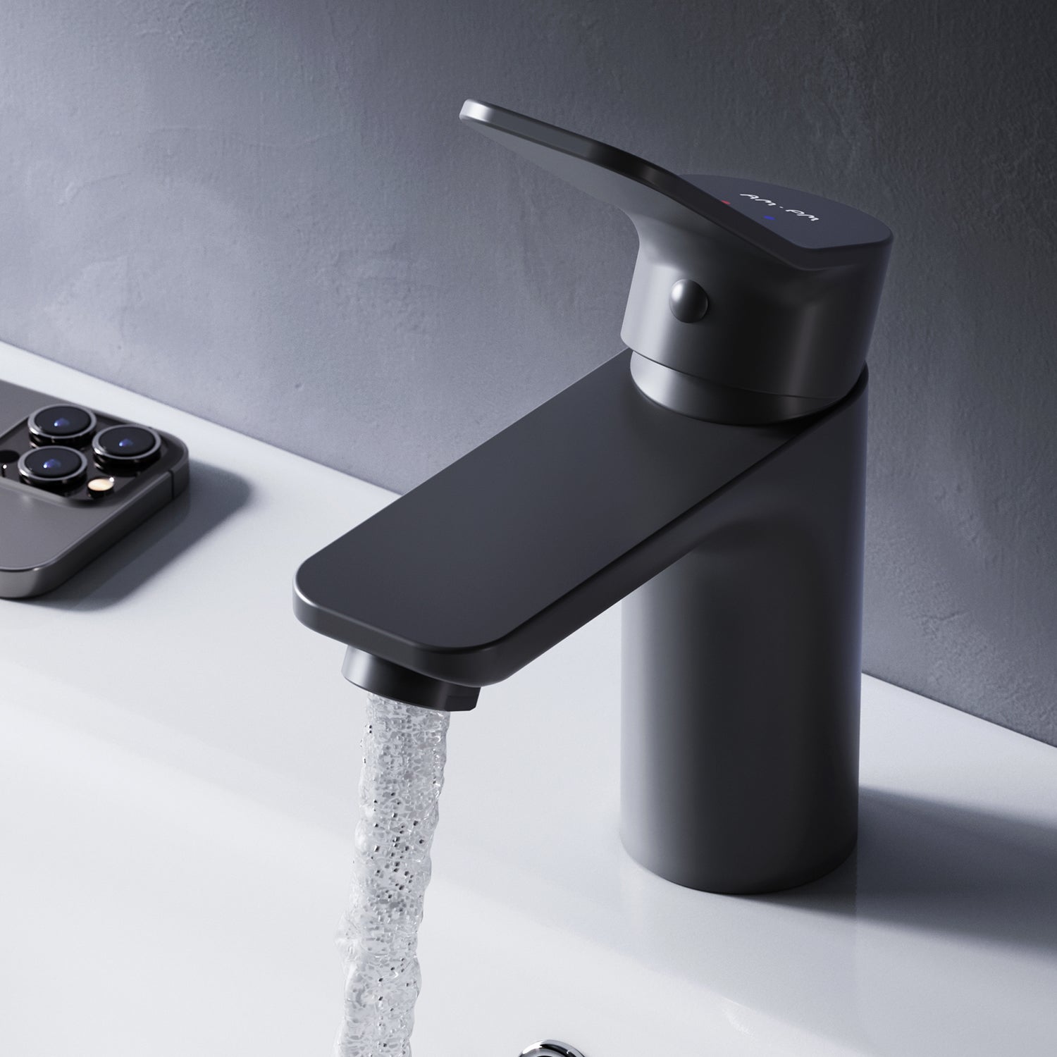 Bateria umywalkowa Bateria umywalkowa, czarna, rozmiar S, Х-Joy FXA02122 AM.PM