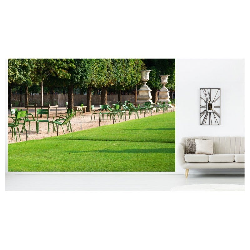 Tapisserie Murale Point Des Meursins – Jardin Beaumesnil, Floral, 100% Coton