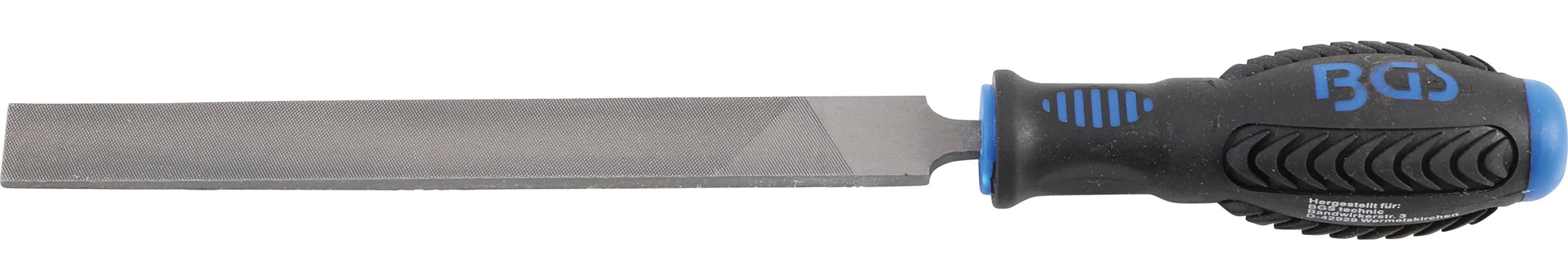 BGS 6572 - Lima piatta per officina, taglio 3, 150 mm