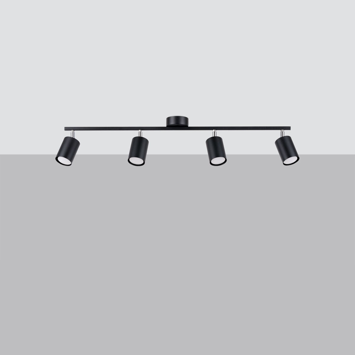 Plafon TORIM 4L czarny LED 4000K - 100x24x20cm Sollux