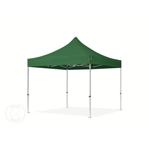 TOOLPORT Tonnelle De Jardin 3x3 M Panneaux De Polycarbonate D'env. 6 Mm Avec Parois Latérales Et Moustiquaires En Crème | Leroy Merlin