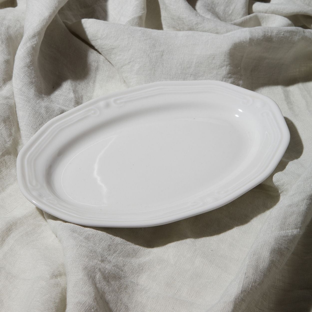 Półmisek Athenee Estia porcelana biały 25 cm 1 szt. - 2