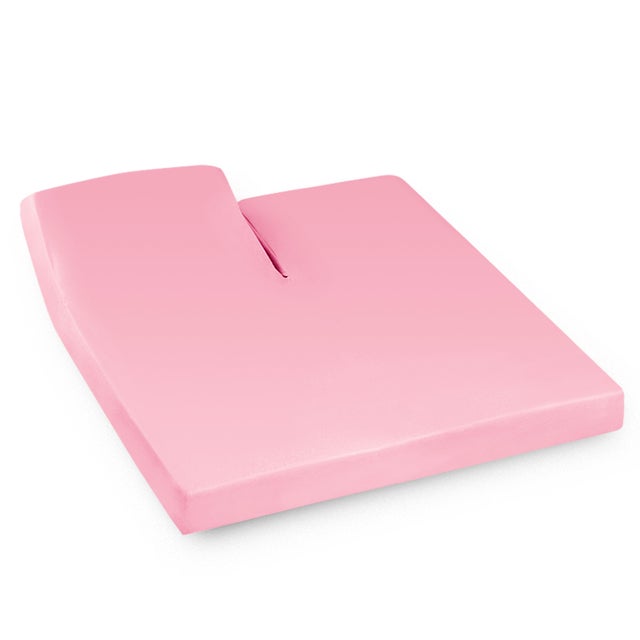 Drap housse relaxation uni 2x80x200 cm coton ALTO Macaron TR Tête relevable uniquement