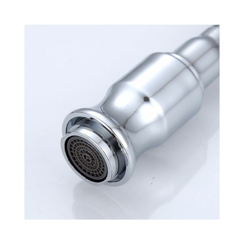 Robinet de cuisine extérieur 360 ° rotatif monotrou monocommande robinet de cuisine eau froide robinet de lessive cuisine simple robinet d'e - 3