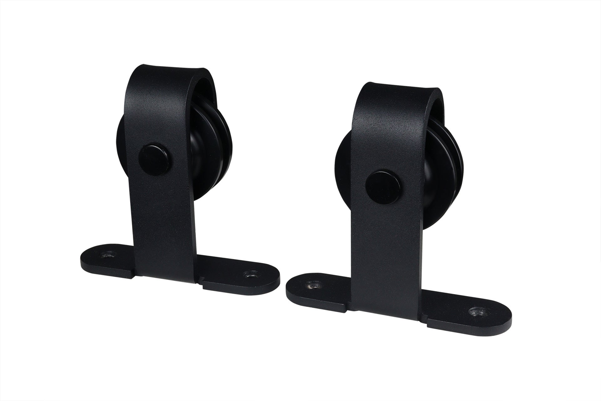 Sistema negro de puertas correderas - Modelo en T 200 cm - Por set - 4