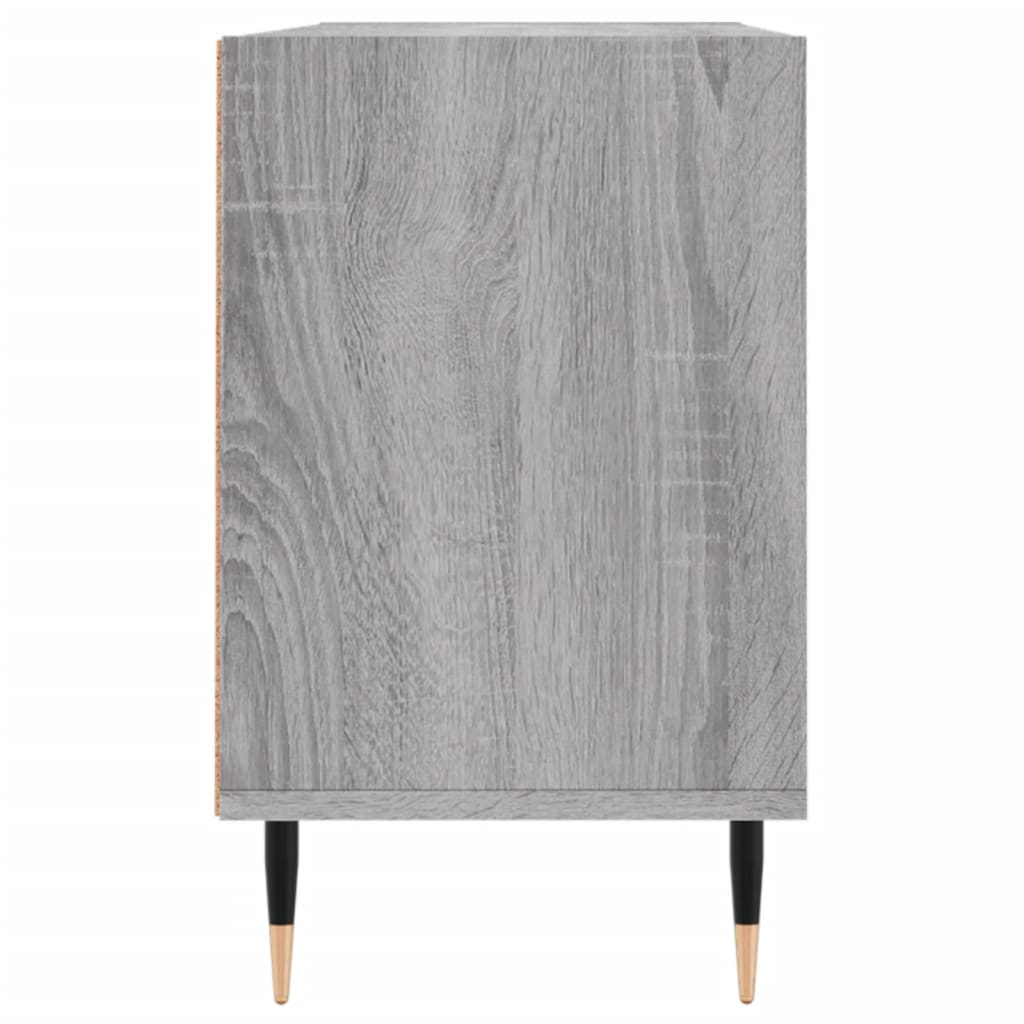 Meuble TV sonoma gris 103,5x30x50 cm bois d'ingénierie vidaXL - 5