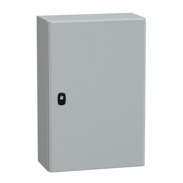 Nsys3d6420p Coffret Métallique étanche Ip66 - 600x400x200 - Plaque Fournie - Spacial S3d - Schneider Electric