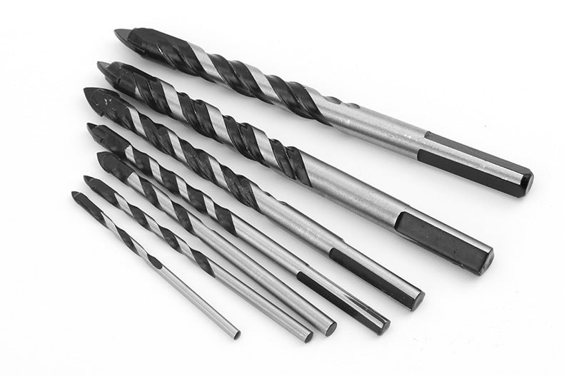 Lot De 8 Forets Multi-Matériaux Au Carbure De Tungstène 3-16 Mm – Perce Carrelage, Verre, Béton, Brique, Bois, Plastique – Pointe Tungstène Ultra Résistante
