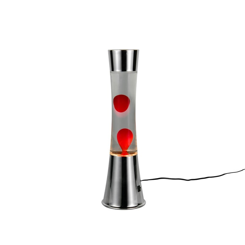 Lampa stołowa LED ETNA srebrno-czerwona 21W ciepła 260lm szkło wym:39,5x11,5x11,5cm IP20 RL