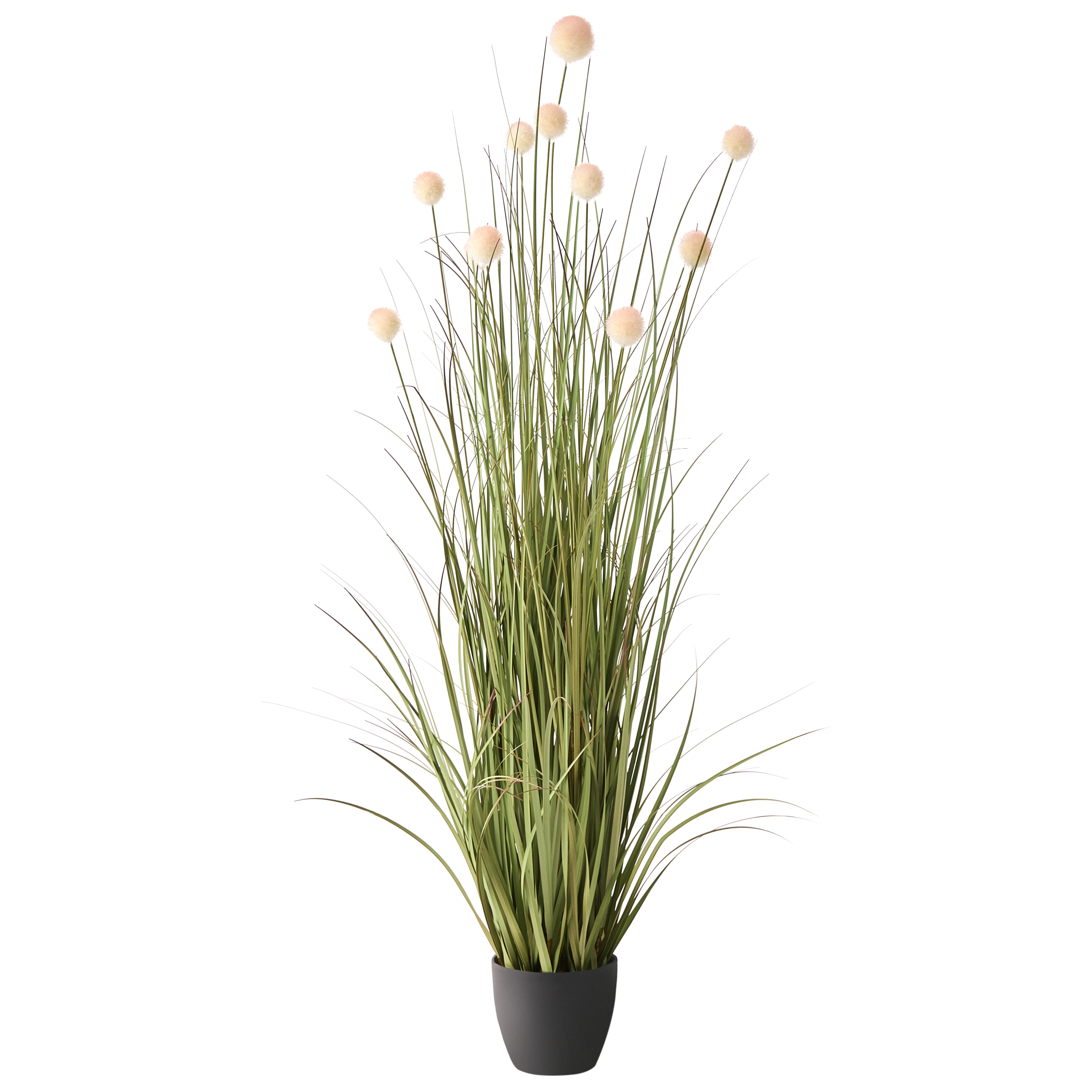 Plantă artificială POMPOM GRASS 120 cm Verde