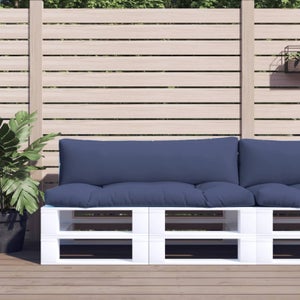 Cuscino Per Pallet, Cuscini Per Divani Da Giardino Sedile 120x80 E Schienale 120x40 Cm Viola Cuscino Per Pallet Interni Esterni 86340337