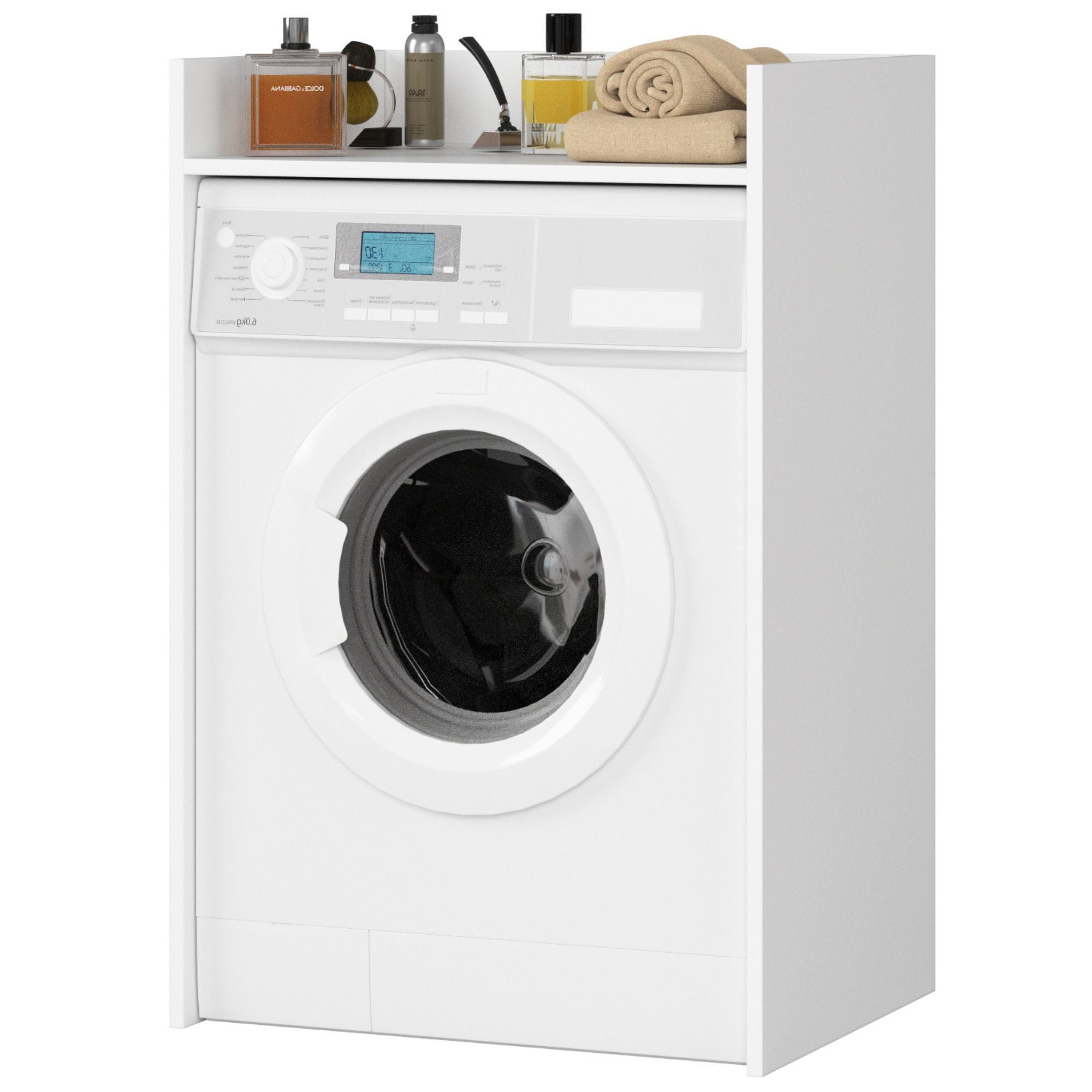 Armario para lavadora AKORD FIN Blanco 64 cm 64x50x98 cm - 2