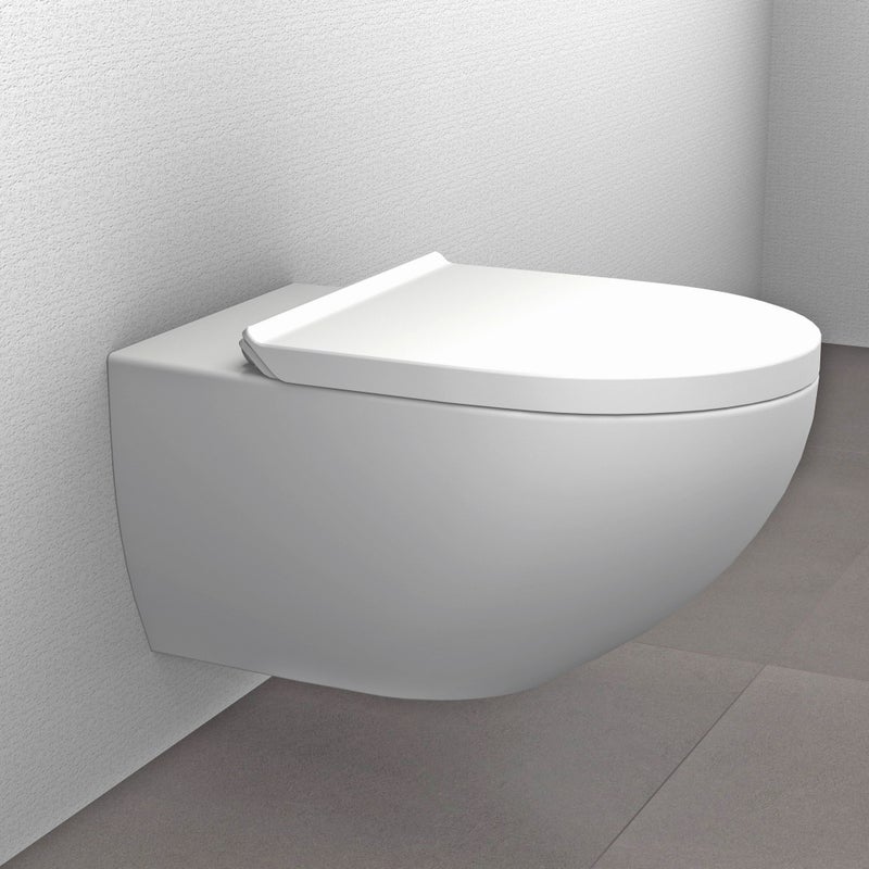 Bernstein Miska wisząca RIMLESS bezrantowa E-9030 + deska wolnoopadająca biały mat