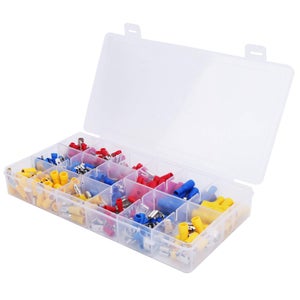 BORDSTRACT Set Di Connettori A Crimpare Per Cavi Da 200 Pezzi, Kit - Foto 2