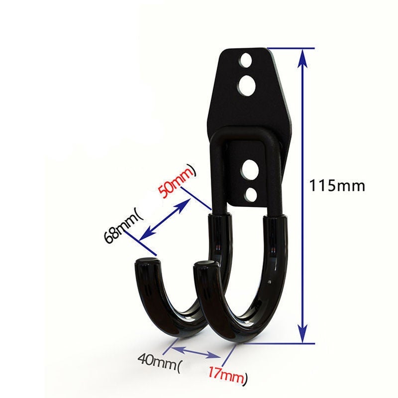 8 Ganci/Mollette Super Resistenti In Plastica Nera, Per Casa, Campeggio E Tenda - 4