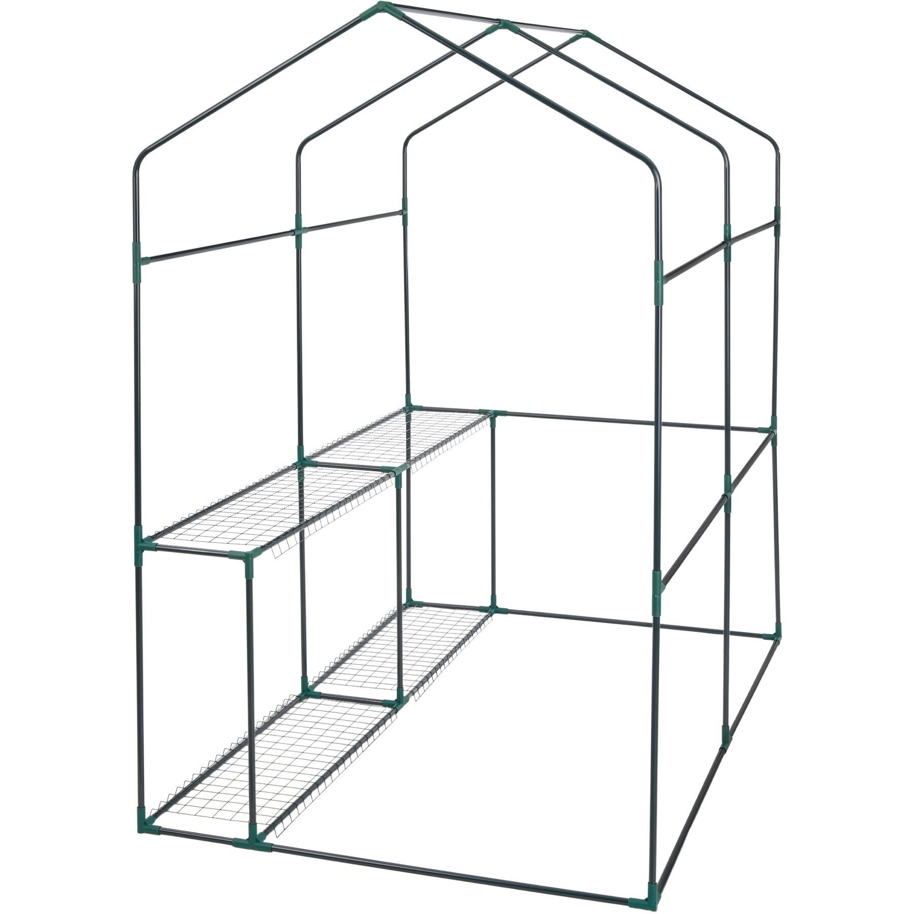 TECTAKE Estufa 3,6 m³, com 4 prateleiras - 6