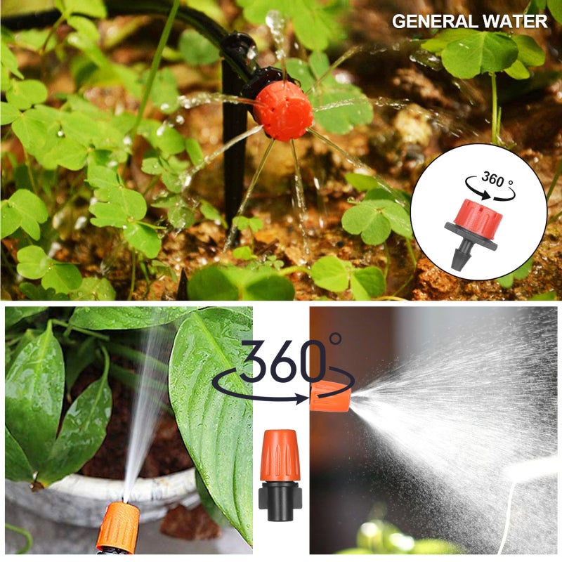 Le kit d'arrosage de jardin comprend un programmateur d'arrosage automatique et un tuyau d'arrosage/goutte-goutte/arroseur de 40 mètres, etc. - 4