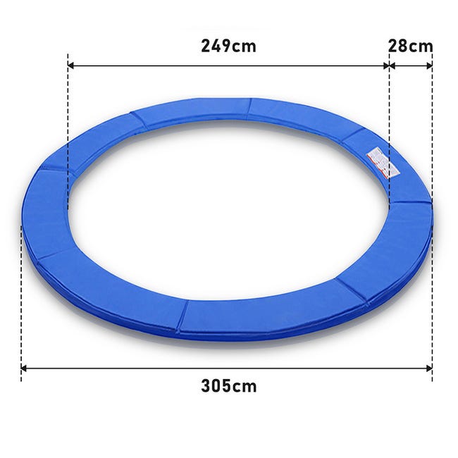Copertura Bordo Trampolino - PVC Resistente UV, Larghezza 30cm, Vari Diametri - Foto 3