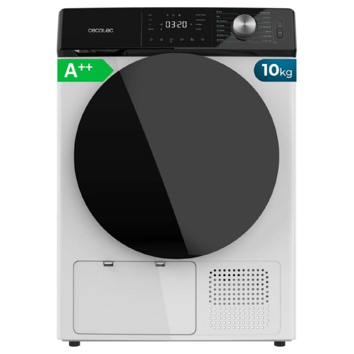 Cecotec Secadora De Ropa Bomba De Calor 10 Kg Bolero Dresscode Dry 10355. Clase Equivalente A++, 14 Programas, 4 Niveles , Leroy Merlin