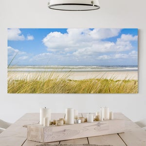Lienzo Decorativo Para Pared De Playa Y Paseo Marítimo