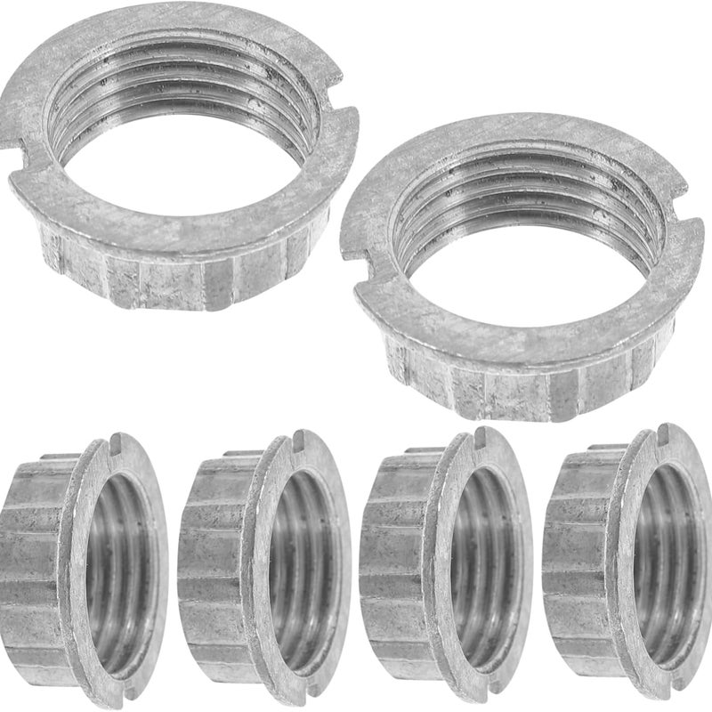 6-częściowe pierścienie ustalające kompatybilne z żarówkami halogenowymi, reduktorami kloszy i adapterami uchwytów lamp