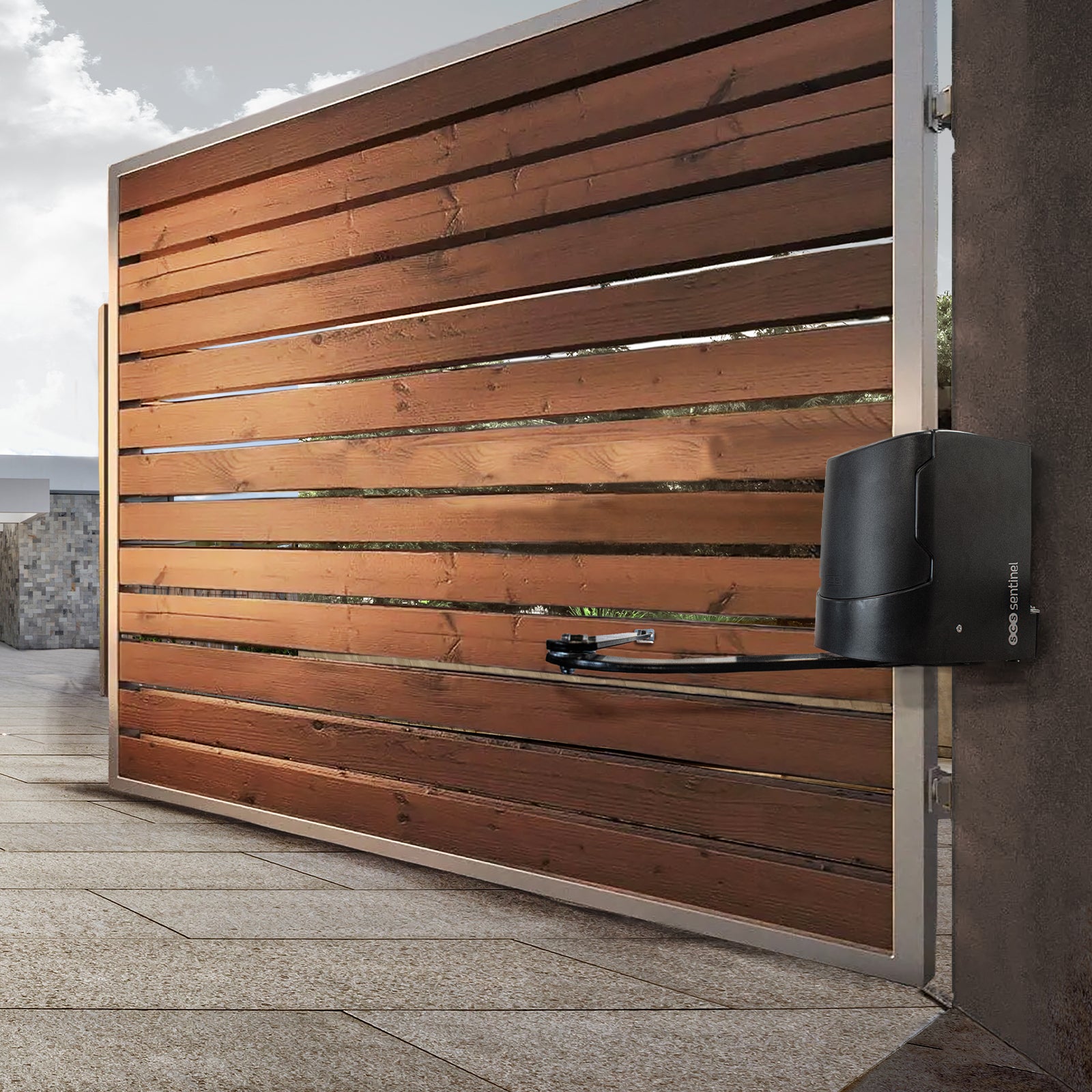 Motorizzazione per cancelli a bracci articolati - SCS SENTINEL - SimplyOpen 2 - 6