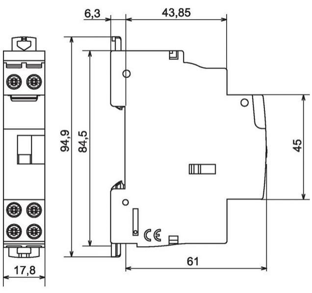 CX3 CT 230V 2O 25A - 412524 - 2