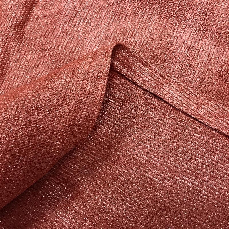 Voile d'ombrage 5 x 4 x 4 m triangulaire 280g/m² - Haute densité résistante au vent - Tissu micro-aéré - Terracotta - 5