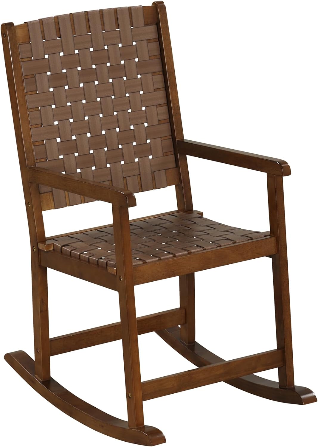 Sedia a Dondolo in Legno, Sedia a Dondolo da Interno ed Esterno