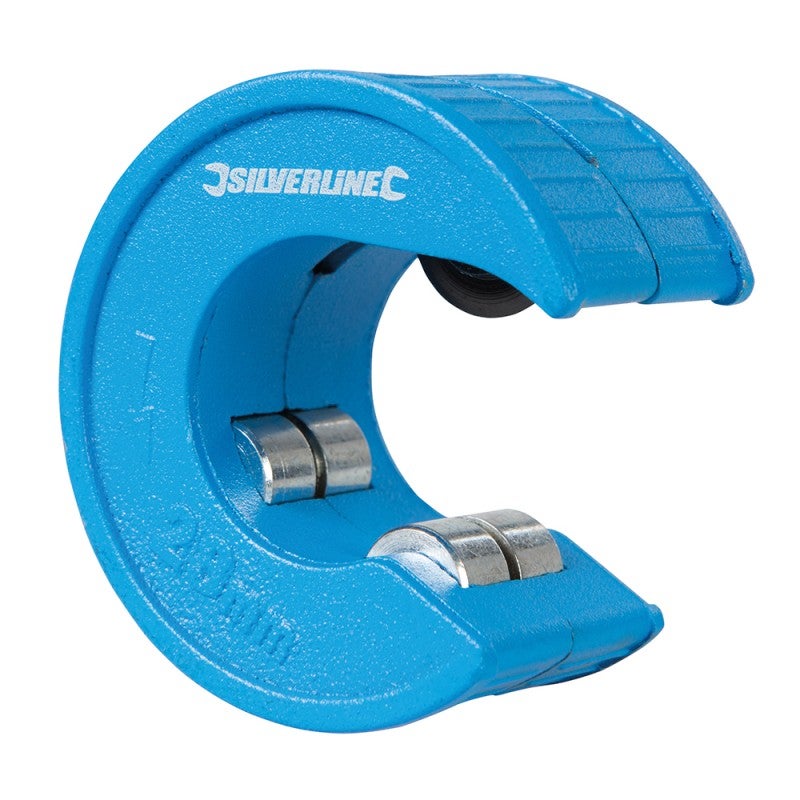 Silverline 633944 Alesatore Per Tubi In Rame 15-22 Mm - Sbavatubi Interno/Esterno Con Lame In Acciaio Temprato E Corpo In Resina, Capacità Max 40mm - 3