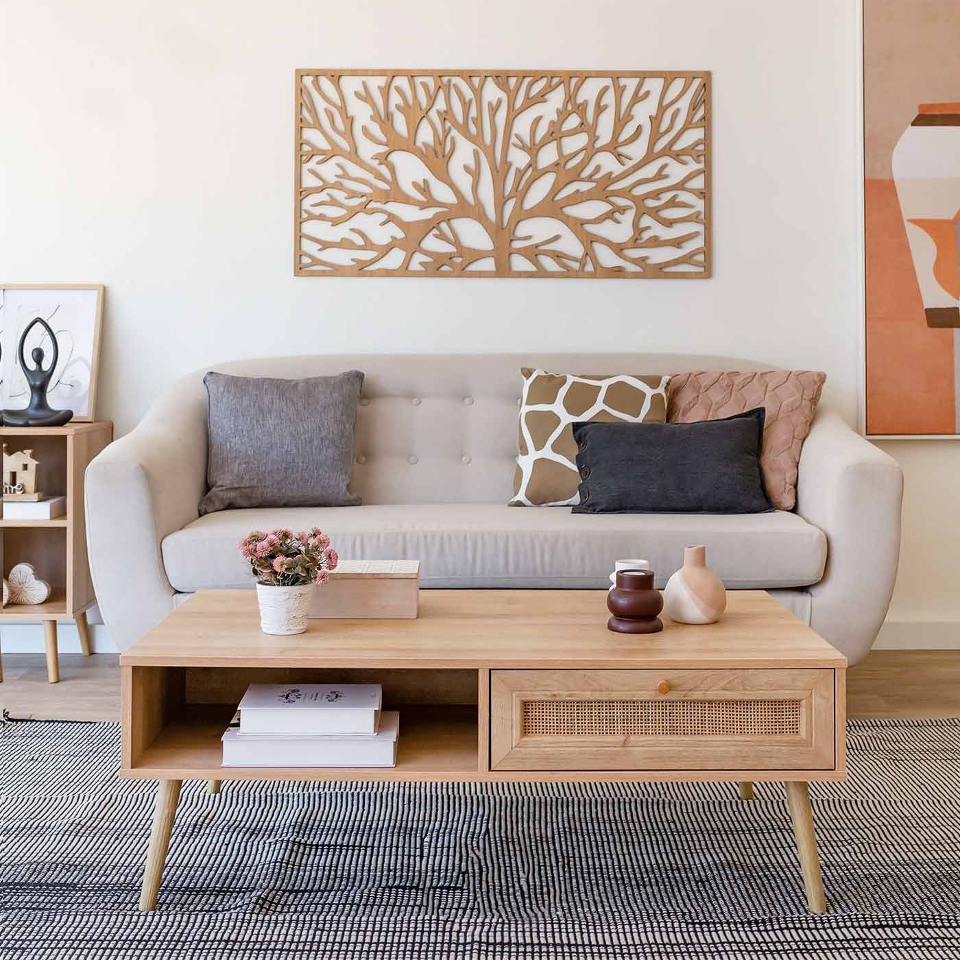 TABLE BASSE WASHINGTON 110X39CM | Leroy Merlin