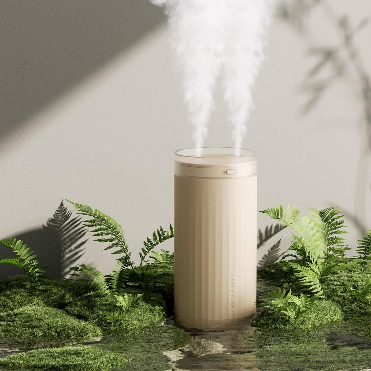 Kompaktowy, brązowy nawilżacz powietrza, 500 ml mini, przenośny nawilżacz powietrza, cichy, chłodna mgiełka, osobisty nawilżacz powietrza do sypialni