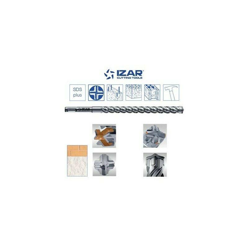S&R Punte Trapano Muro PREMIUM SDS 4 Plus 4 Taglienti. Per CEMENTO - Foto 12