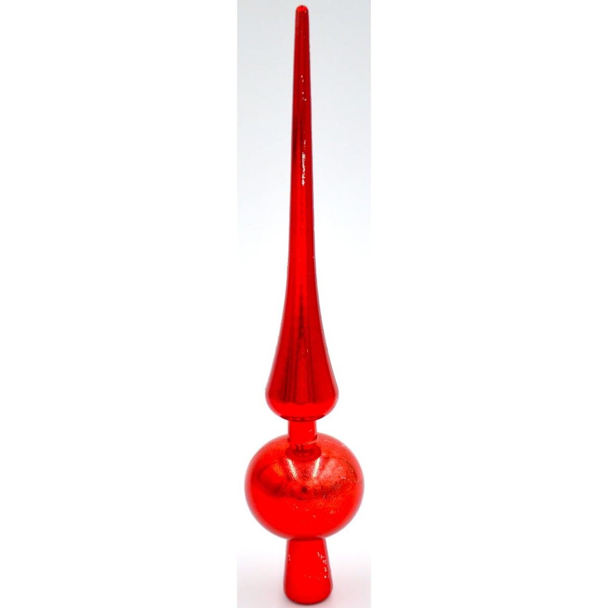 Czubek choinkowy 25 cm czerwony