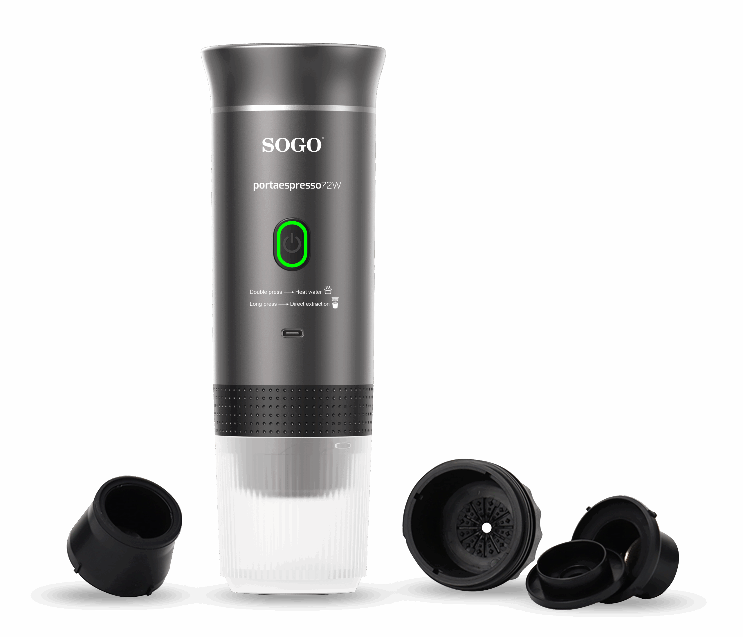Sogo Cafetera Portatil Recargable 1 Taza , Leroy Merlin