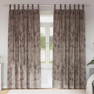 Rideaux En Velours Chenille Lin - 2 Panneaux 30x36 Cm, Tissu Opaque, Pour Filtrage Lumière Et Déco