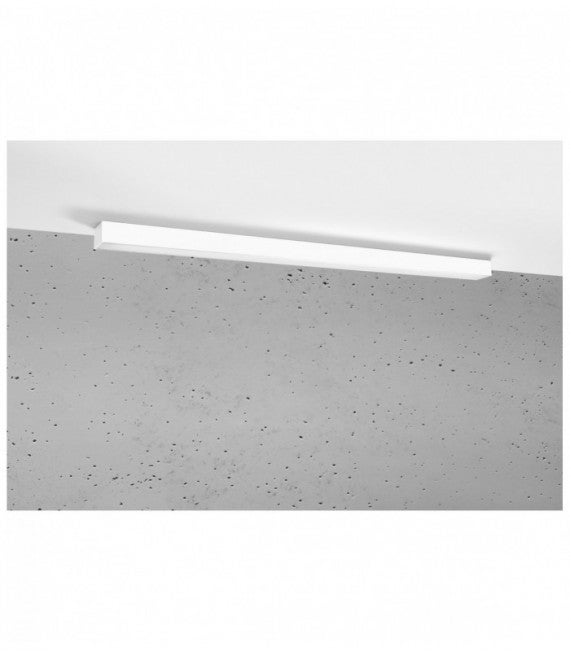 Lampa sufitowa wisząca Pinne biała LED 38W 3000K 5700lm wym: 5 x 115 x 5,3 cm metal Thoro Lighting