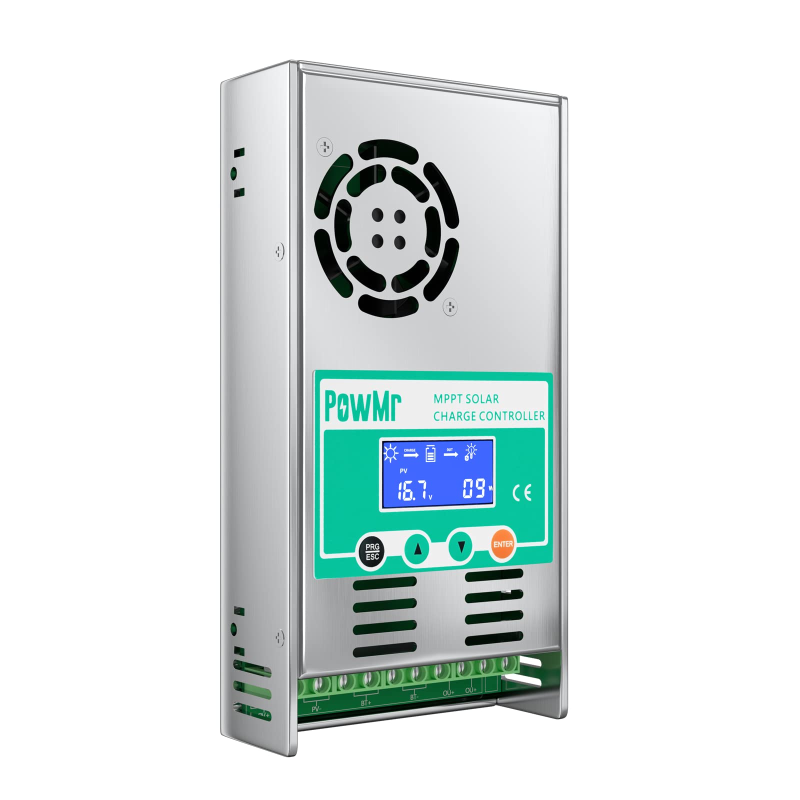 Controlador de carga solar MPPT 60A, compatível com painéis solares de 12V, 24V, 36V e 48V (160V CC) e baterias de lítio-chumbo. - 2