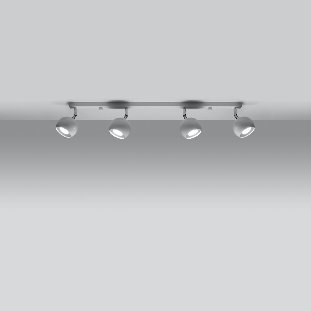 Plafon RAYIS 4L biały LED 3000K - 80x10x16cm Sollux