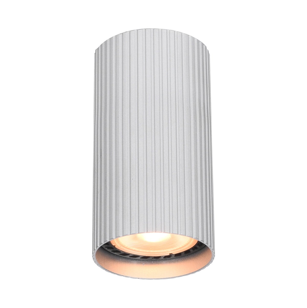 Reflektor sufitowy spot natynkowy Rilok okrągły aluminiowy 1xGU10x10W nowoczesna wym: 10 x 5,5 x 5,5 cm aluminium Italux