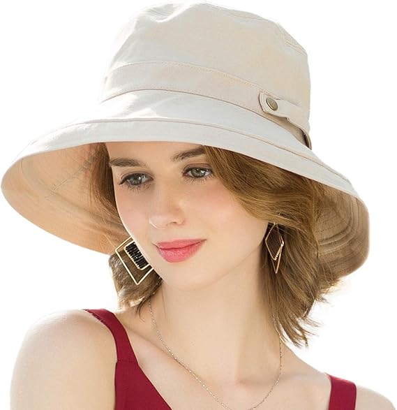 Tifflake Cappello da sole da spiaggia da donna: cappello grande